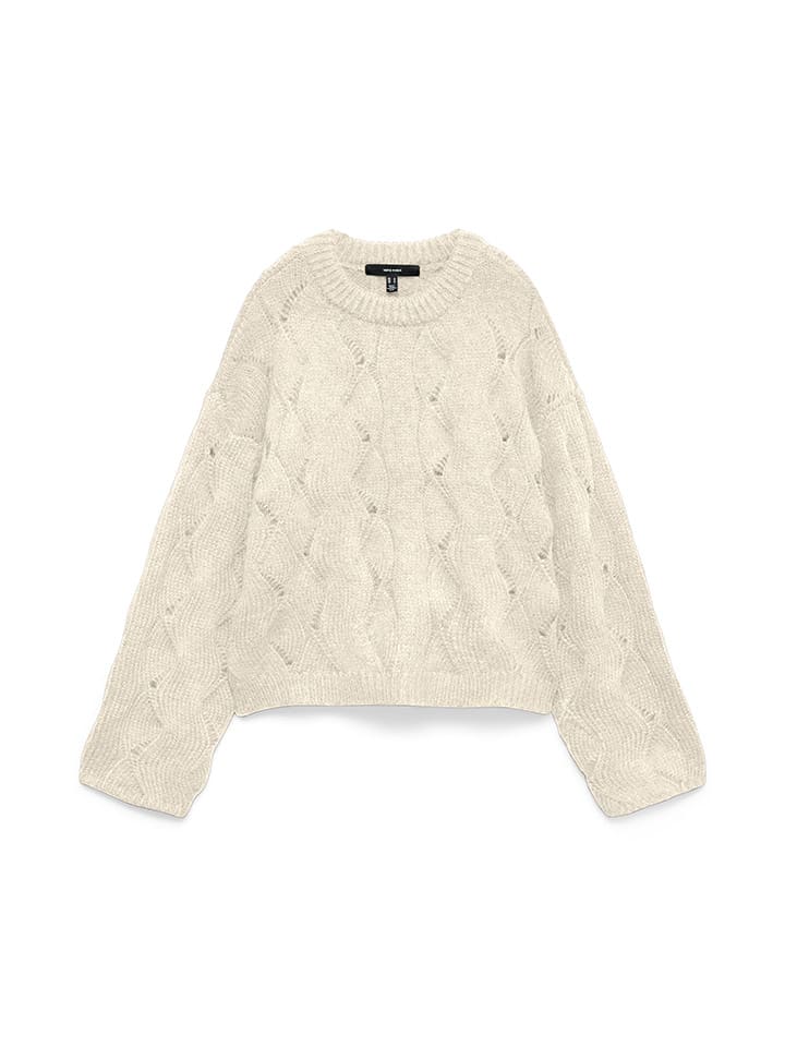 Vero Moda Sweter w kolorze kremowym rozmiar: M