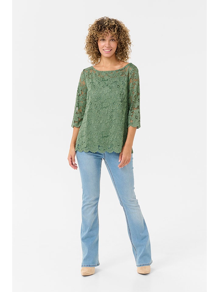 Cream Bluzka w kolorze zielonym rozmiar: XXL