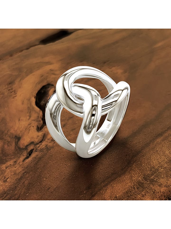 Eclat d'Argent Srebrny pierścionek rozmiar: 54