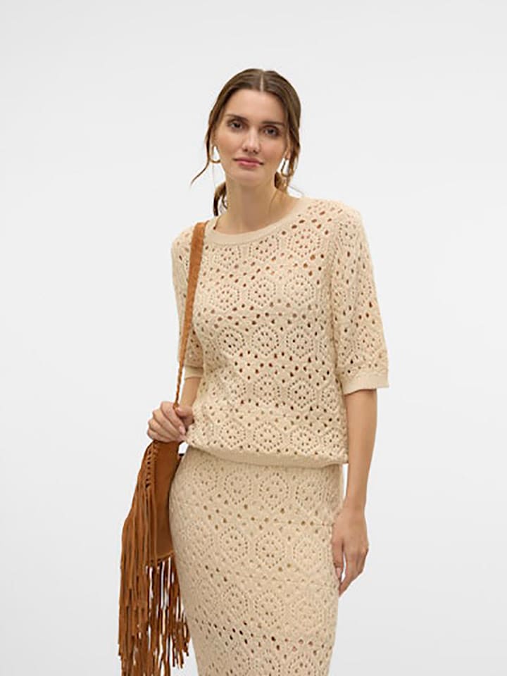 Vero Moda Sweter w kolorze beżowym rozmiar: S