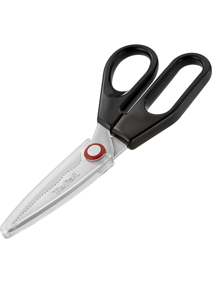 Tefal Nożyczki kuchenne "Ingenio" w kolorze czarnym - dł. 25 cm rozmiar: onesize