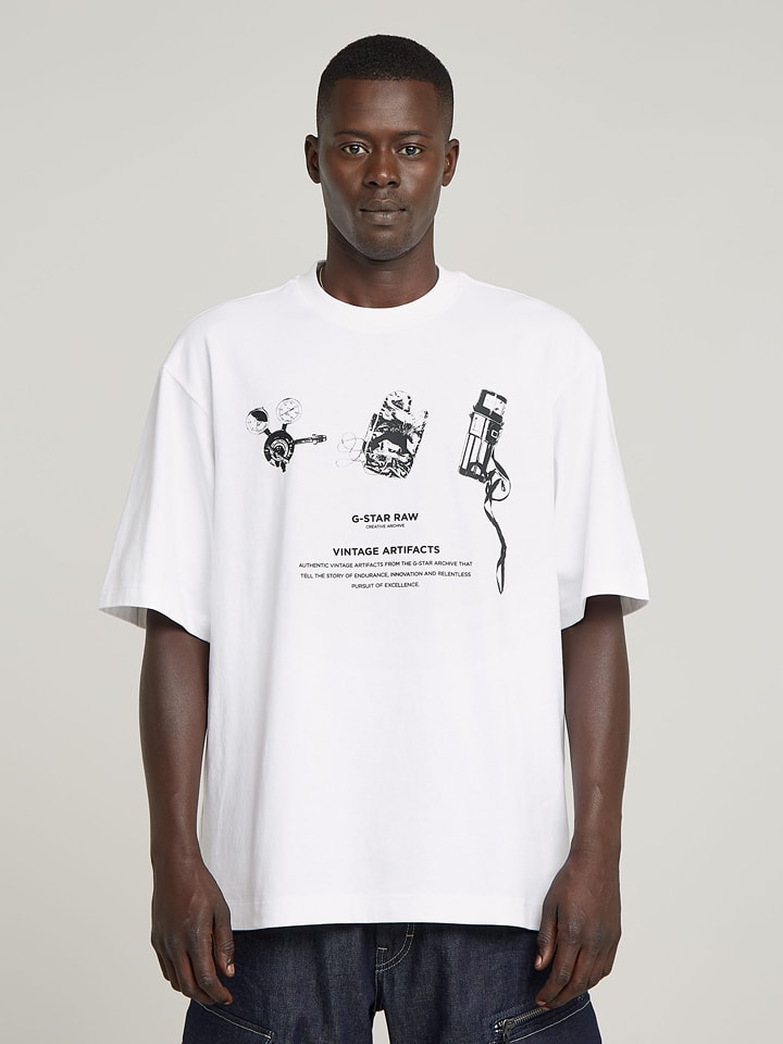 G-Star Koszulka w kolorze białym rozmiar: XXL