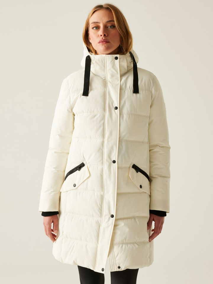 Regatta Płaszcz pikowany "Eryn" w kolorze kremowym rozmiar: 38