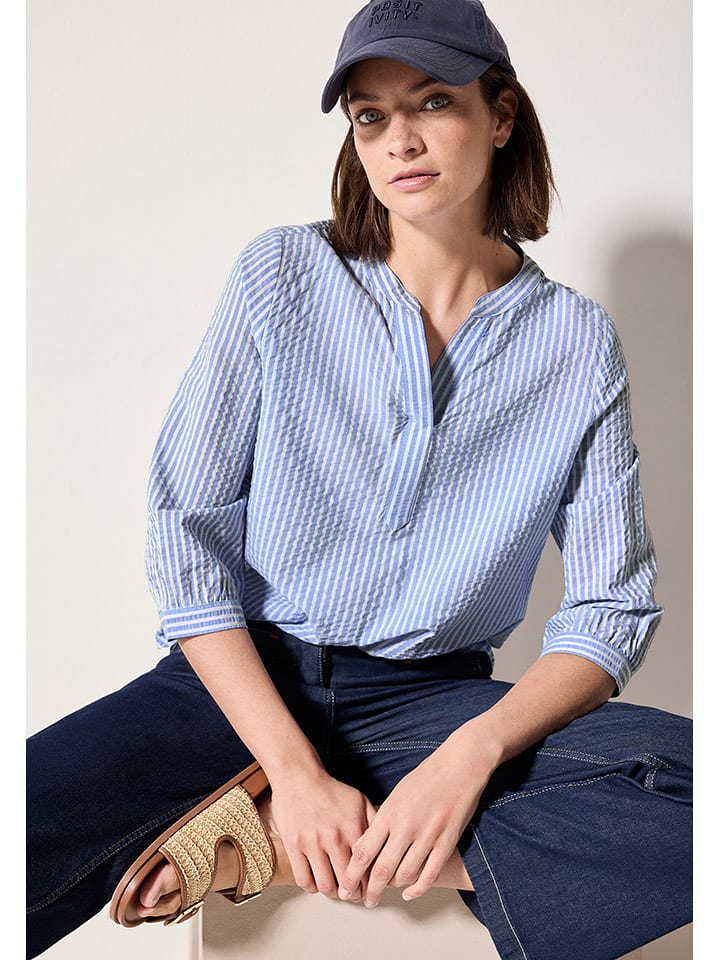 Cecil Bluzka w kolorze błękitno-białym rozmiar: L