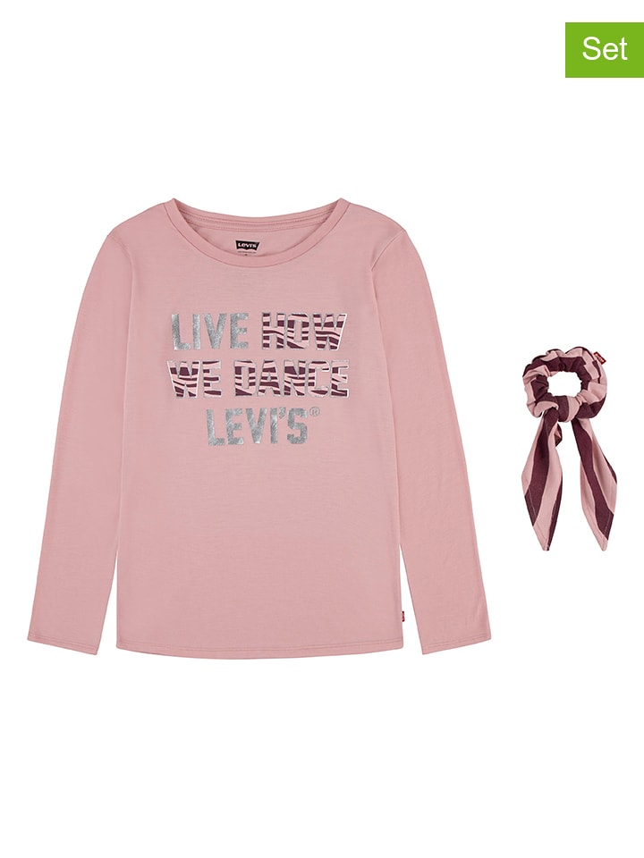 Levi's Kids 2-częściowy zestaw w kolorze jasnoróżowym rozmiar: 92