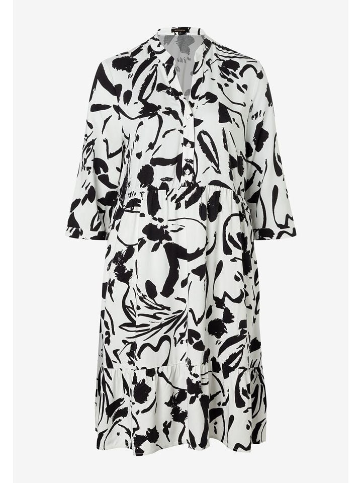 More & More Sukienka w kolorze czarno-białym rozmiar: 38