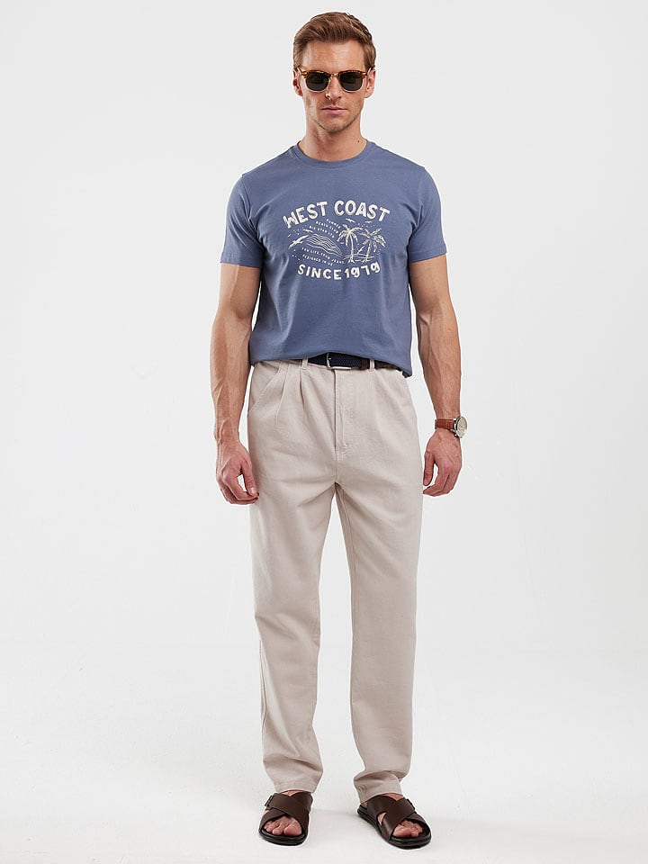 BIG STAR Koszulka "Reddrez" w kolorze niebieskim rozmiar: 3XL