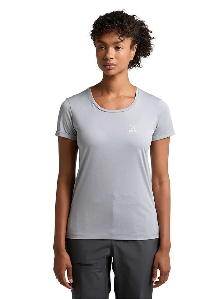 Haglöfs Koszulka turystyczna "Ridge" w kolorze szarym rozmiar: L