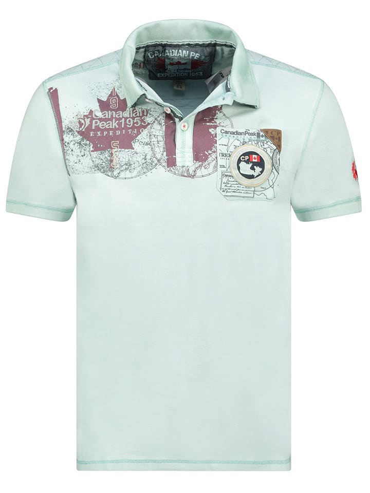 Canadian Peak Koszulka polo "Kimaceak" w kolorze błękitnym rozmiar: S