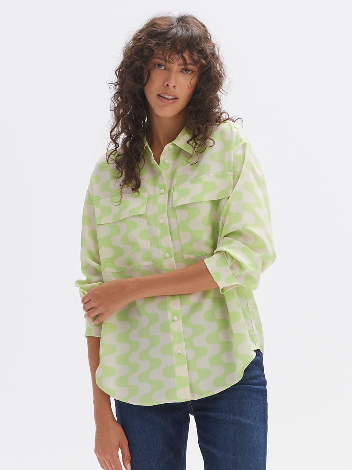 OPUS Koszula w kolorze limonkowym rozmiar: 42