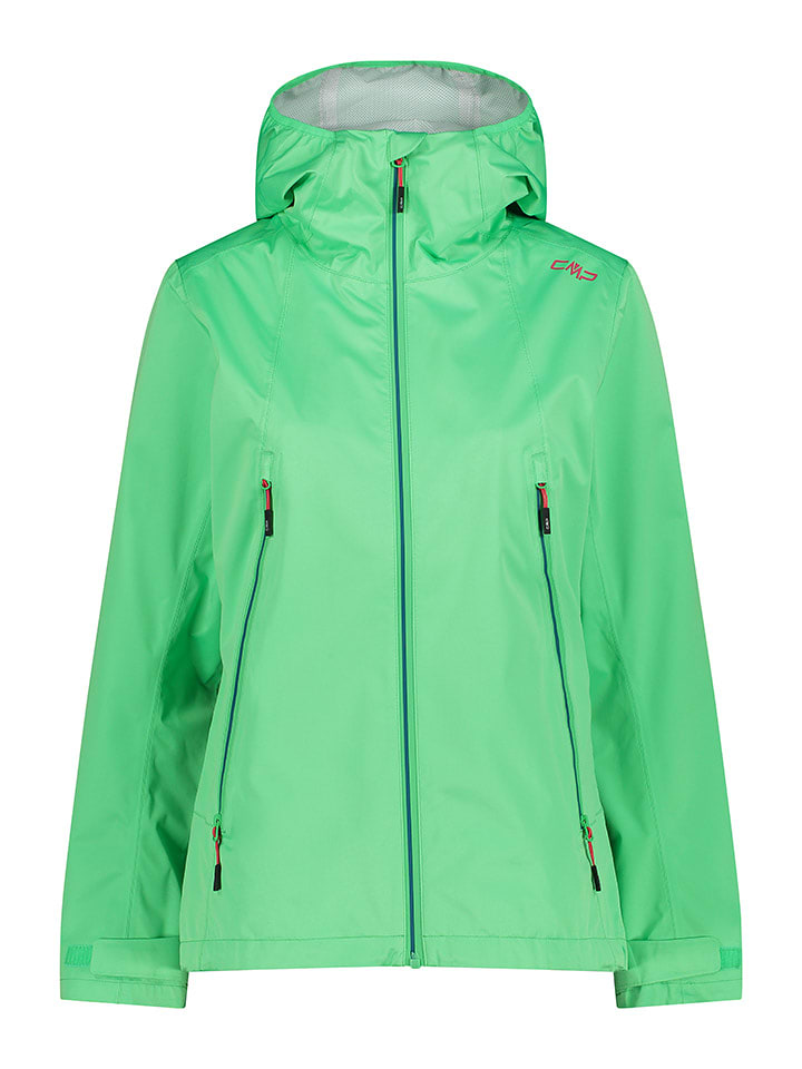 CMP Kurtka przeciwdeszczowa w kolorze zielonym rozmiar: 42