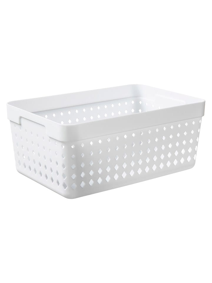 NHG Kosz w kolorze białym - 23,8 x 10 x 15,8 cm rozmiar: onesize