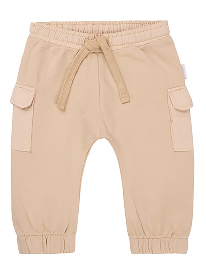 Noppies Spodnie dresowe "Orion" w kolorze beżowym rozmiar: 68