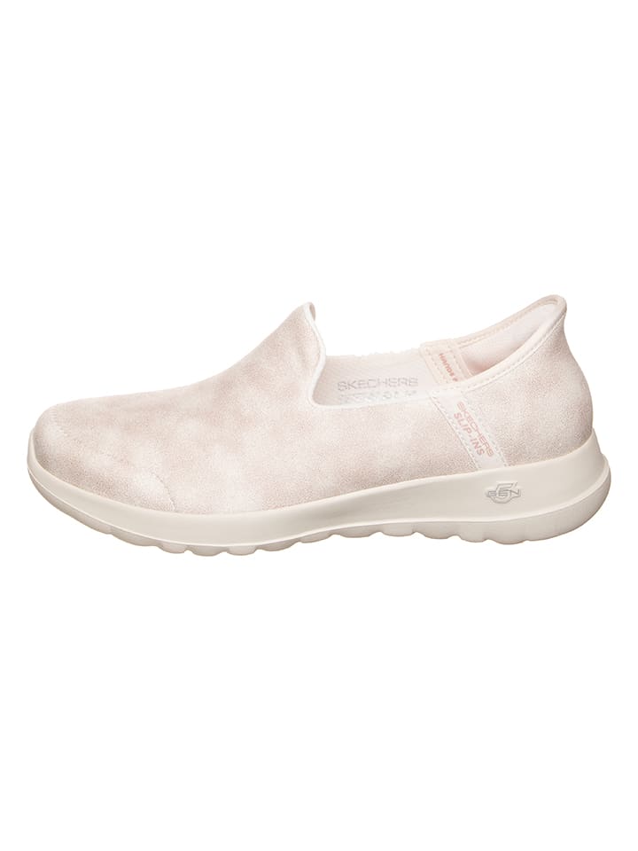 Skechers Slippersy "Go Walk Joy - Arya" w kolorze kremowym rozmiar: 40,5