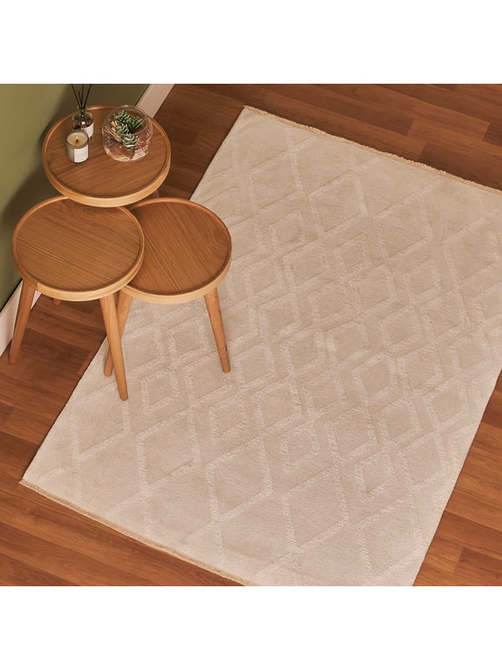 BELLA MAISON Dywan "Diamond" w kolorze białym rozmiar: 120x180 cm