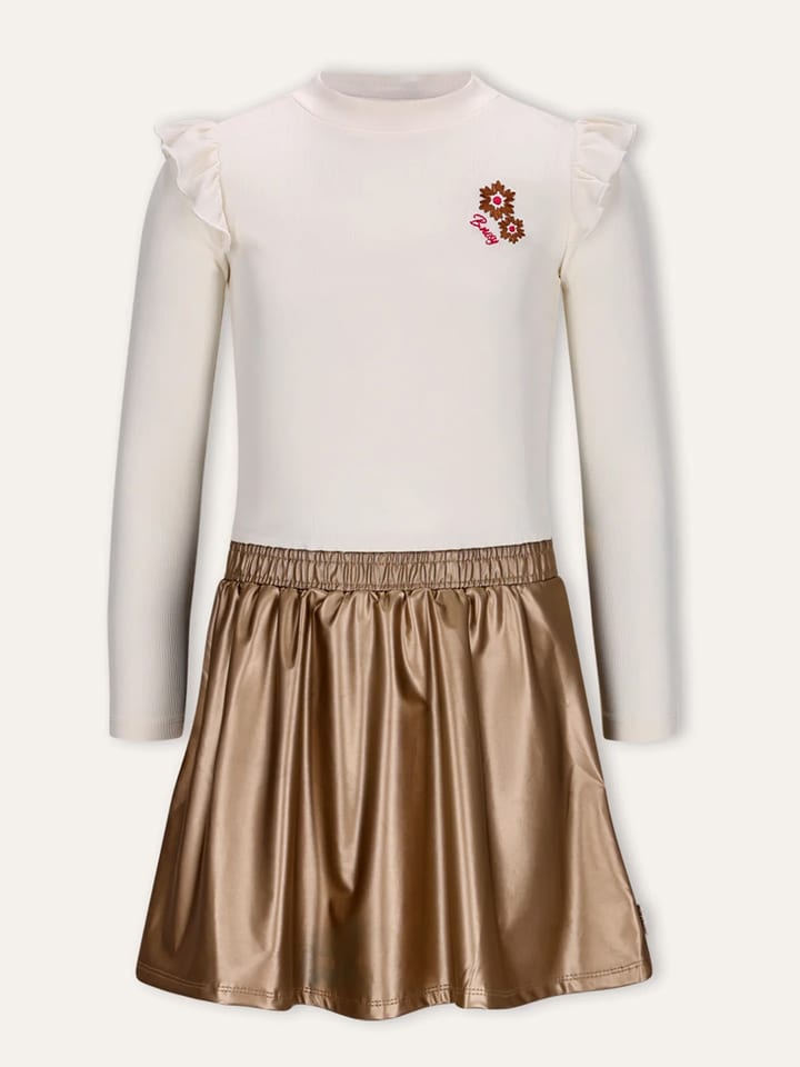 B.Nosy Sukienka "Donia" w kolorze kremowo-złotym rozmiar: 110