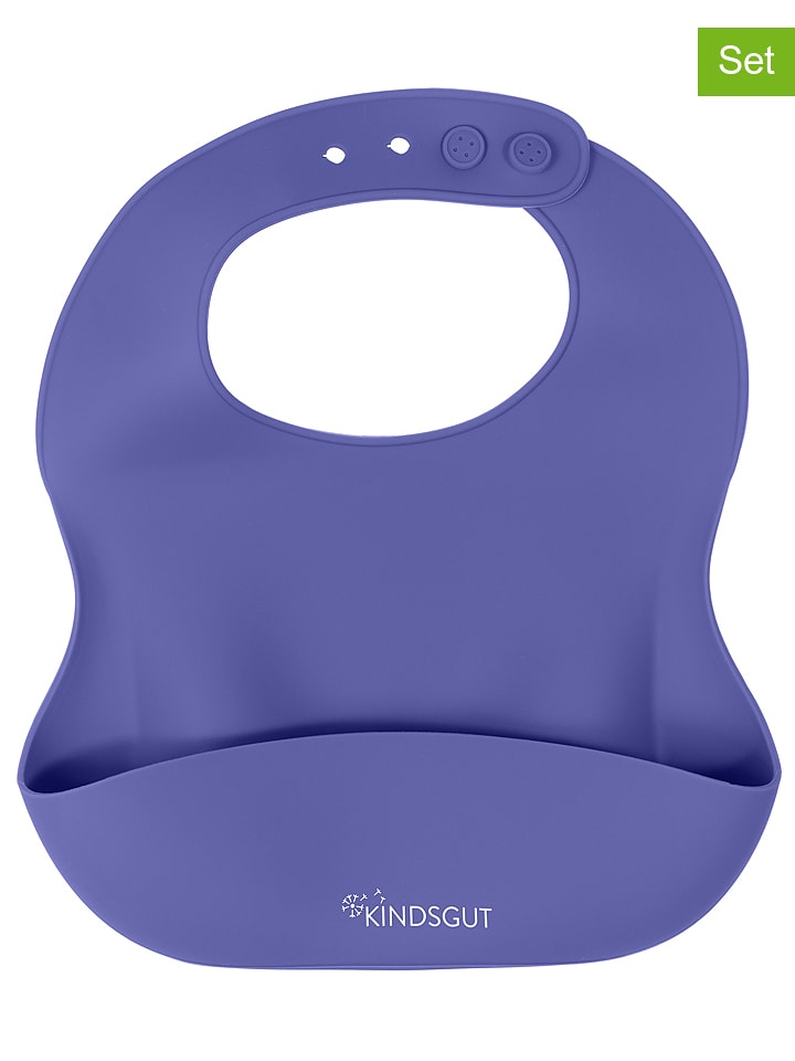 Kindsgut Śliniaczki (2 szt.) w kolorze fioletowym - 25 x 23 cm rozmiar: onesize