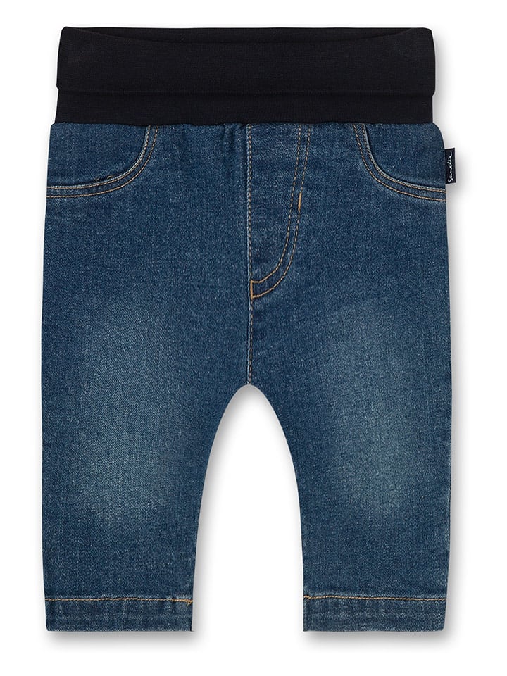 Sanetta Kidswear Dżinsy w kolorze granatowym rozmiar: 74