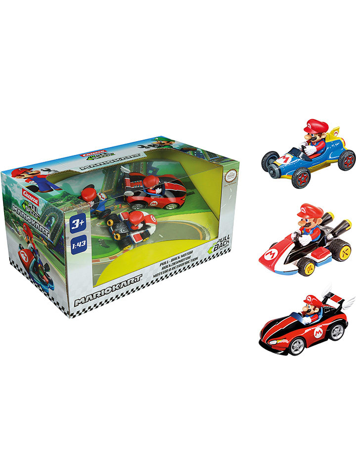Carrera Samochody (3 szt.) "Pull&Speed Mario Kart(TM)" - 3+ rozmiar: onesize