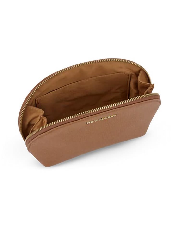 Hey Marly Skórzana kopertówka "Little Companion" w kolorze jasnobrązowym - 20 x 15 x 7 cm rozmiar: onesize