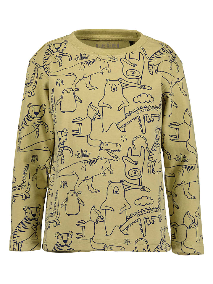 Blue Seven Koszulka w kolorze khaki rozmiar: 110