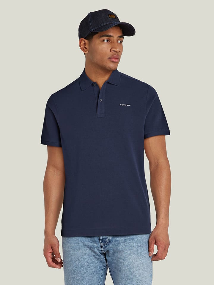 G-Star Koszulka polo w kolorze granatowym rozmiar: XL