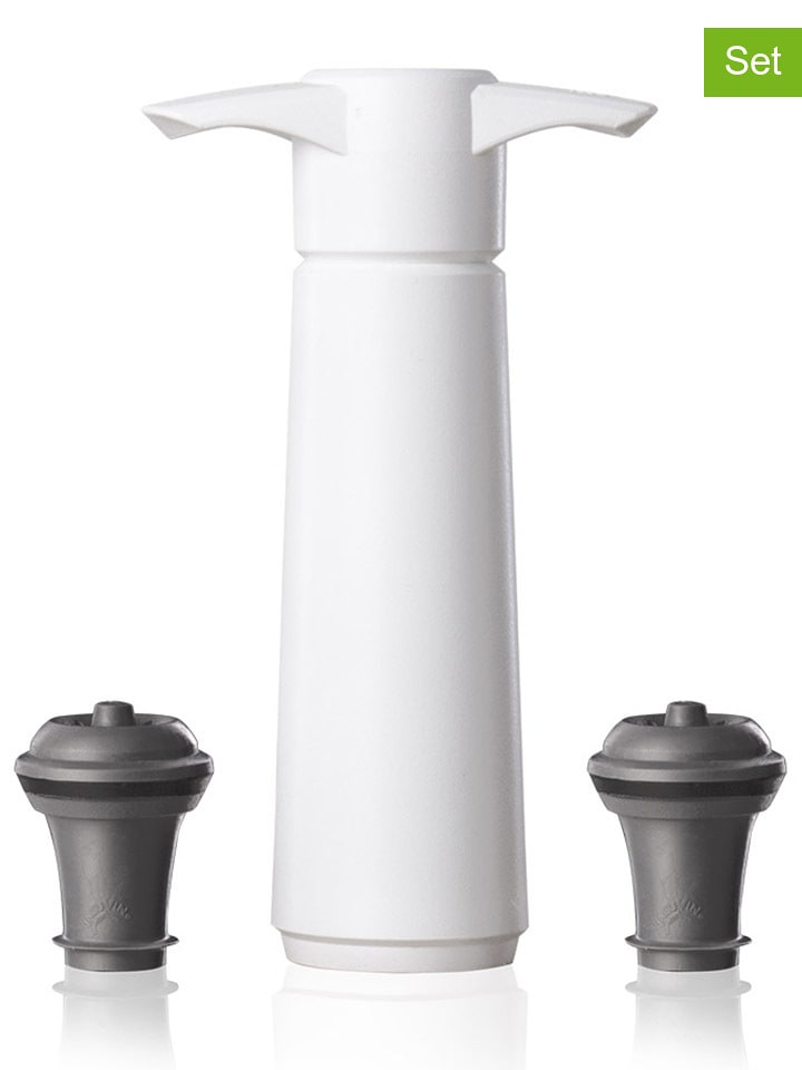 Vacu Vin 3-częściowy zestaw w kolorze białym rozmiar: onesize