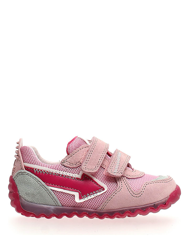 Naturino Skórzane sneakersy w kolorze jasnoróżowym rozmiar: 28