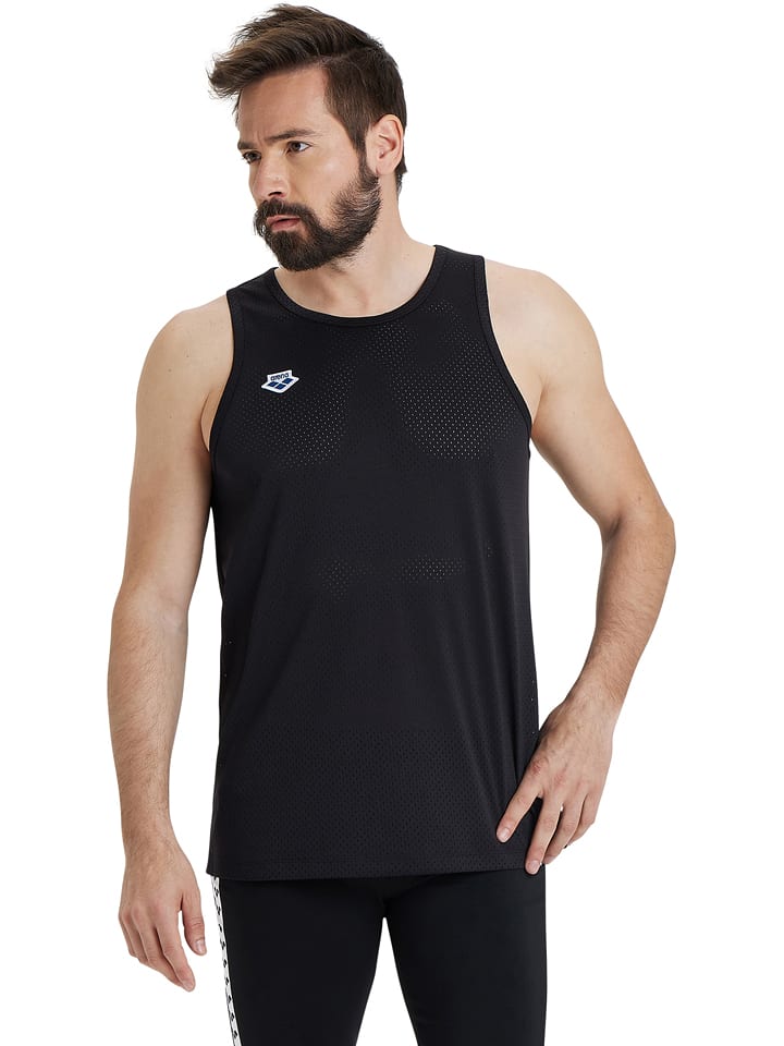 Arena Top sportowy w kolorze czarnym rozmiar: M