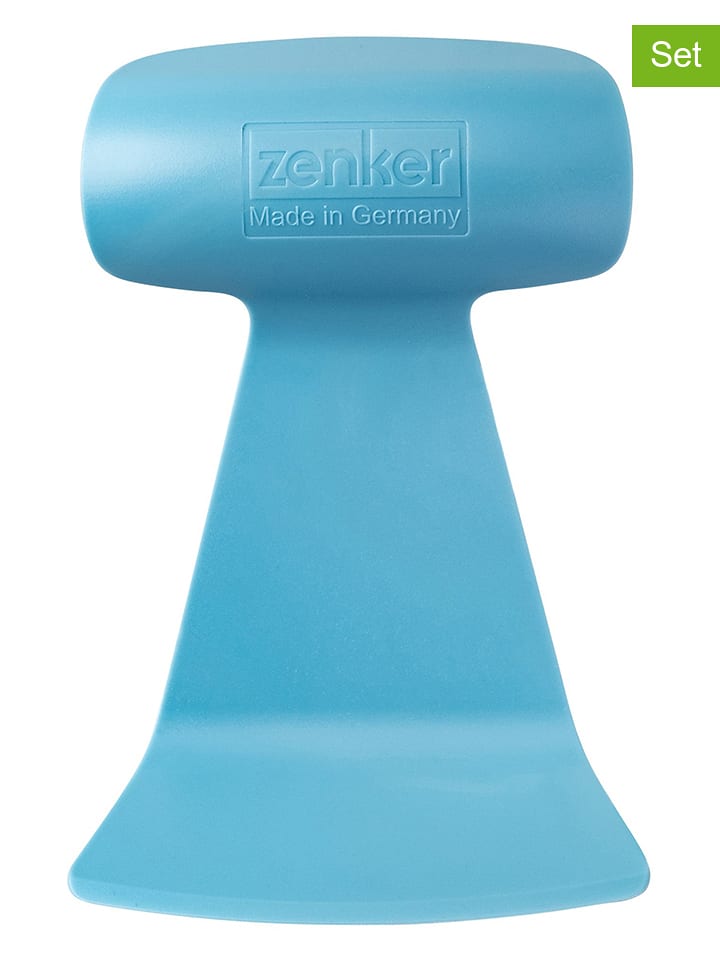 Zenker Rozcieracze (2 szt.) w kolorze błękitnym do kremów i ciasta - dł. 10,9 cm rozmiar: onesize