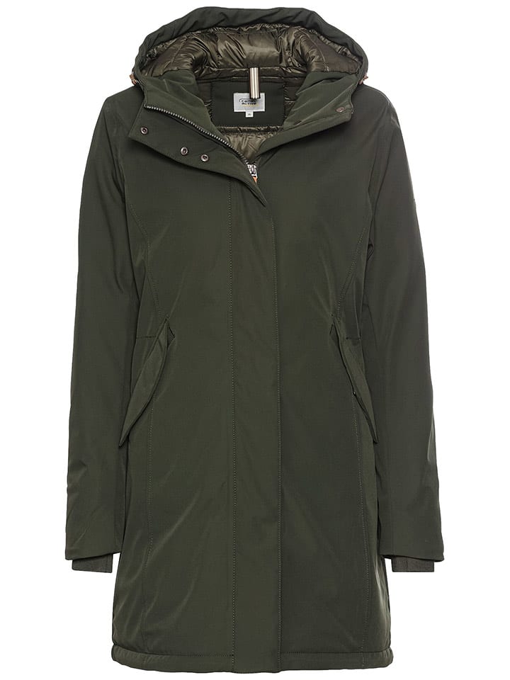 Camel Active Płaszcz przejściowy w kolorze ciemnozielonym rozmiar: 40