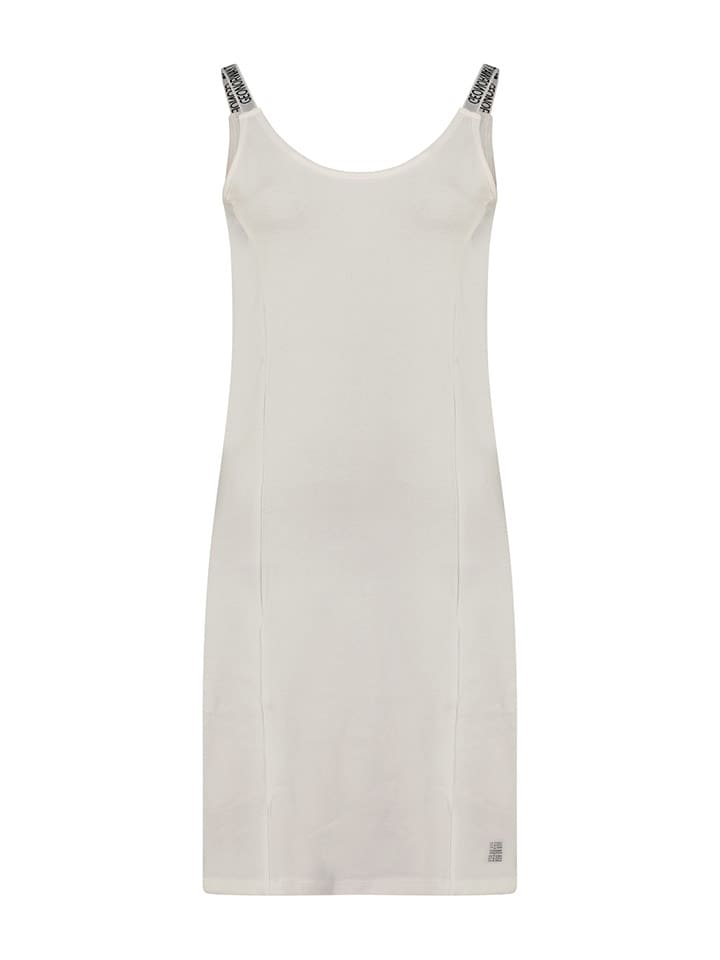 Geographical Norway Sukienka "Janael" w kolorze białym rozmiar: XL