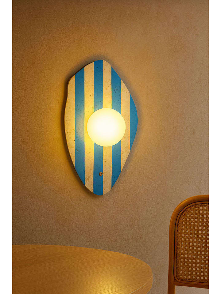 Opviq Lampa ścienna w kolorze beżowo-niebieskim - wys. 42 x Ø 10 cm rozmiar: onesize