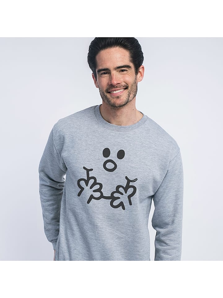 WOOOP Bluza "Visage Monsieur" w kolorze szarym rozmiar: XXL