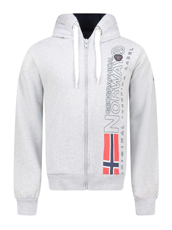 Geographical Norway Bluza "Fogora" w kolorze szarym rozmiar: XL