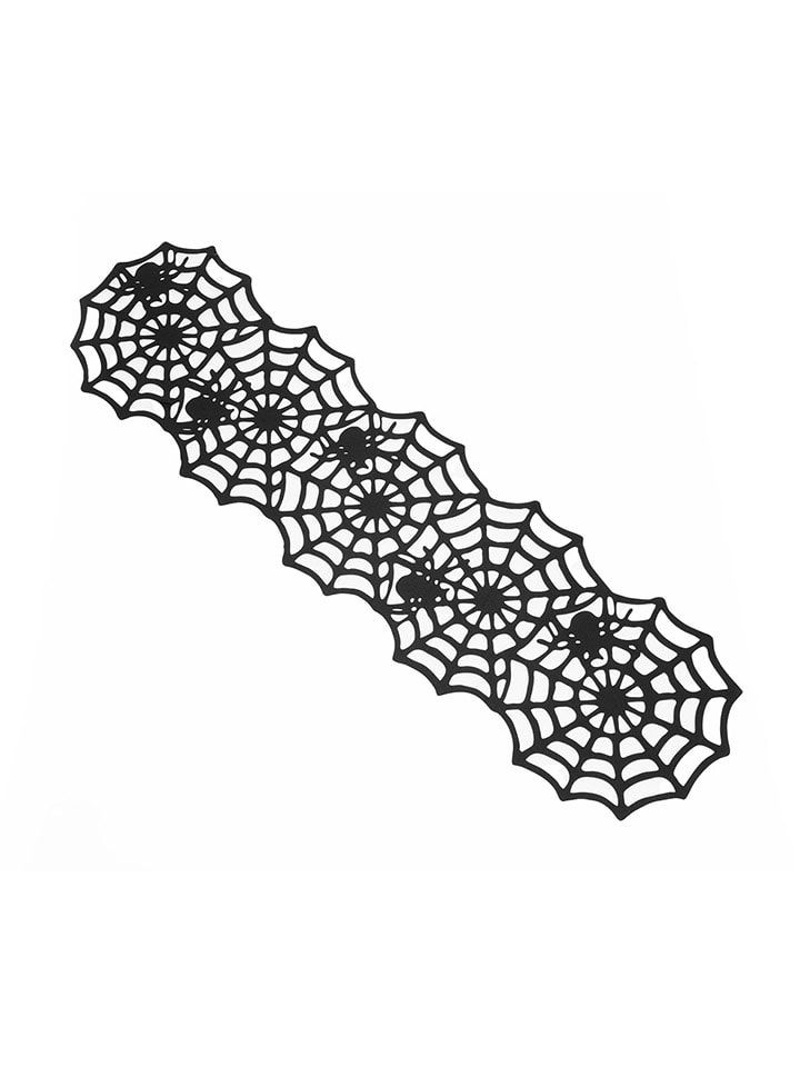 CHAKS Bieżnik w kolorze czarnym - 148 x 41 cm rozmiar: onesize