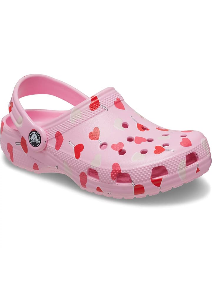 Crocs Chodaki "Classic VDay" w kolorze czerwono-jasnoróżowym rozmiar: 19/20
