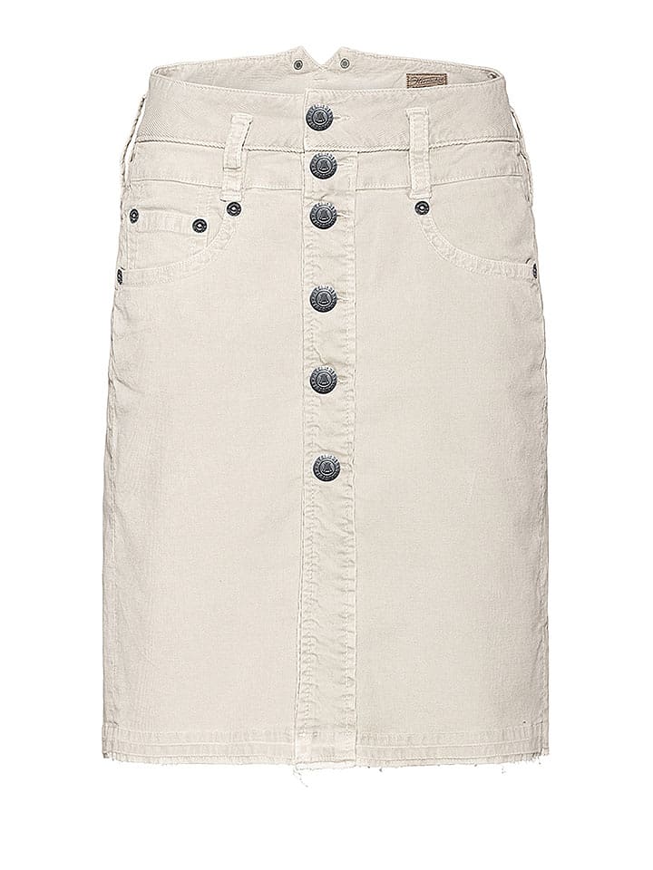 Herrlicher Spódnica w kolorze kremowym rozmiar: W26