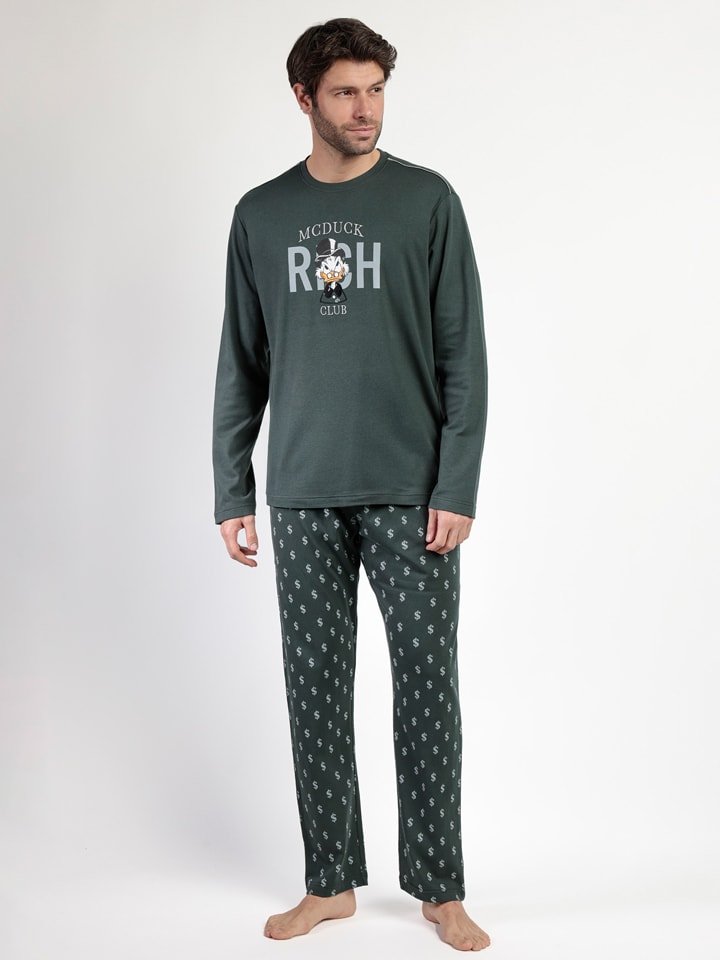 Disney Piżama "Disney" w kolorze ciemnozielonym rozmiar: XL