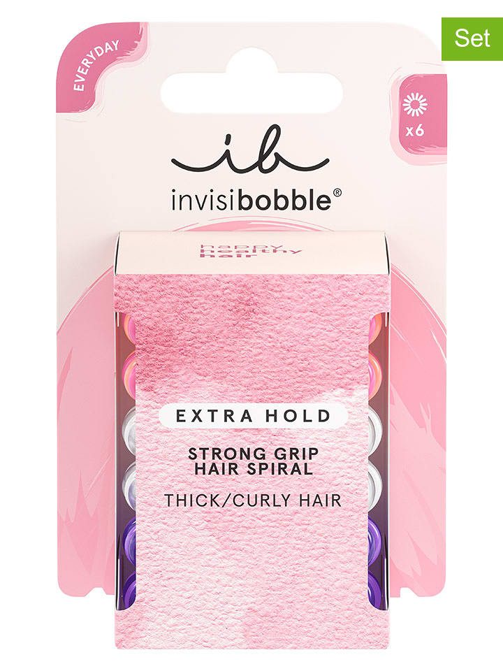 Invisibobble Gumki spiralne (12 szt.) "Extra Hold" w różnych kolorach rozmiar: onesize