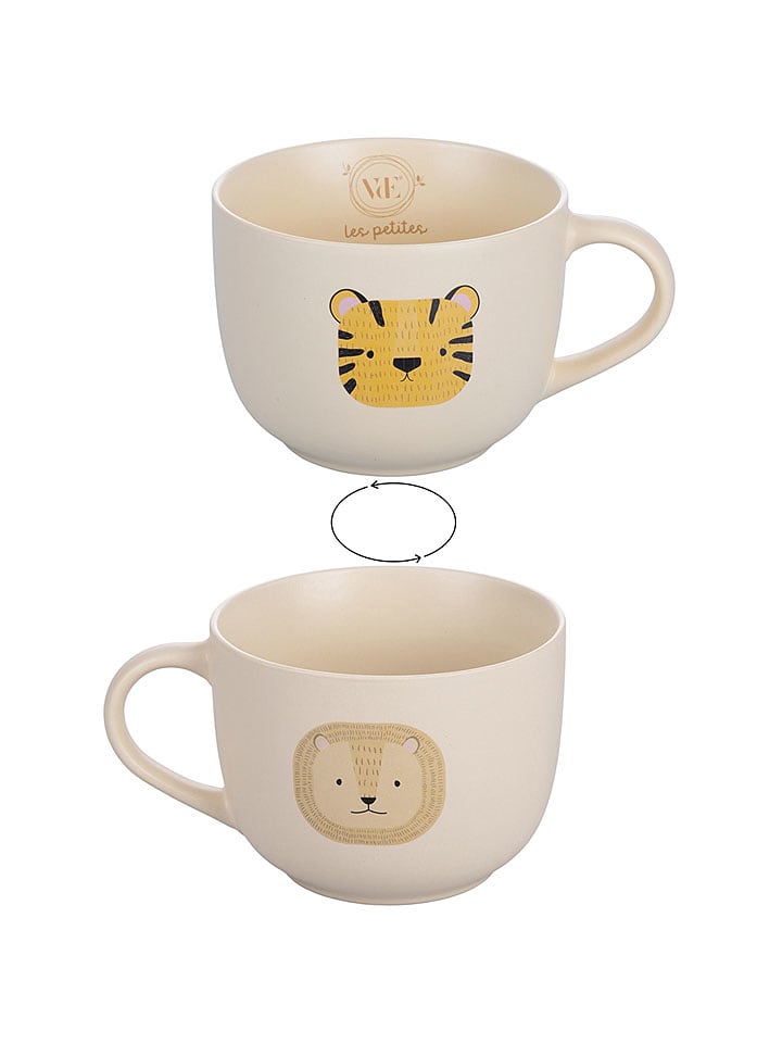 Villa d´Este Kubek jumbo "Les Petites" w kolorze kremowo-żółtym - 550 ml rozmiar: onesize