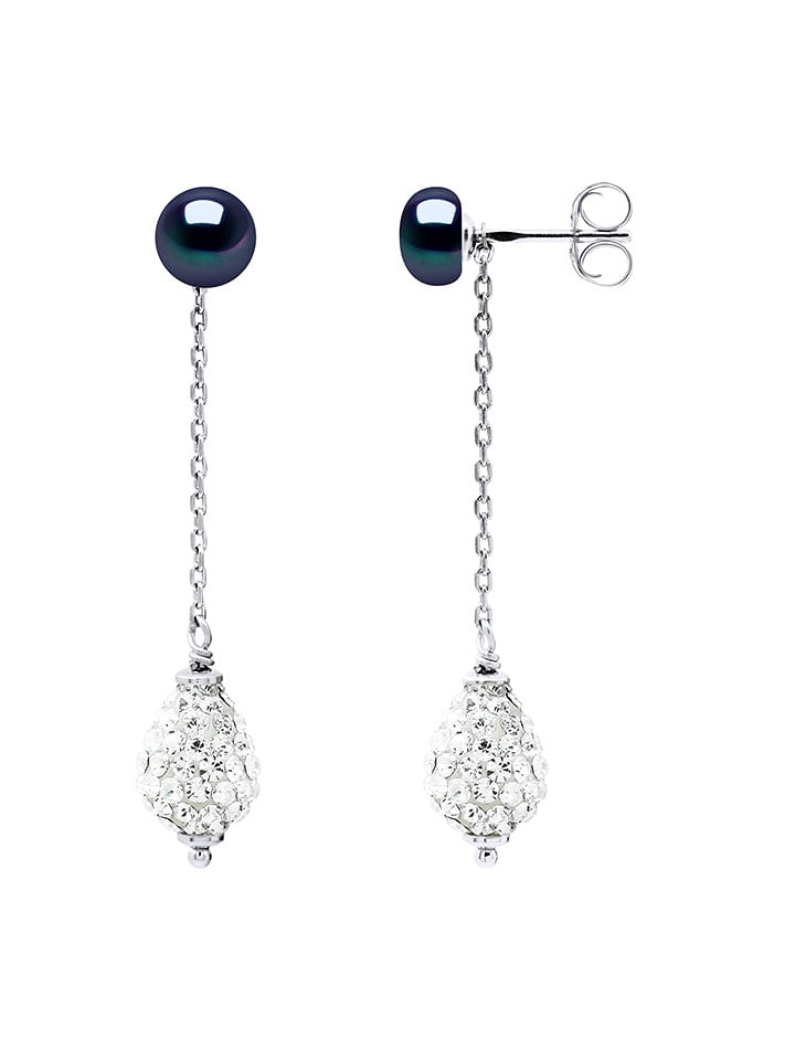 Mitzuko Srebrne kolczyki-wkrętki z perłami rozmiar: onesize