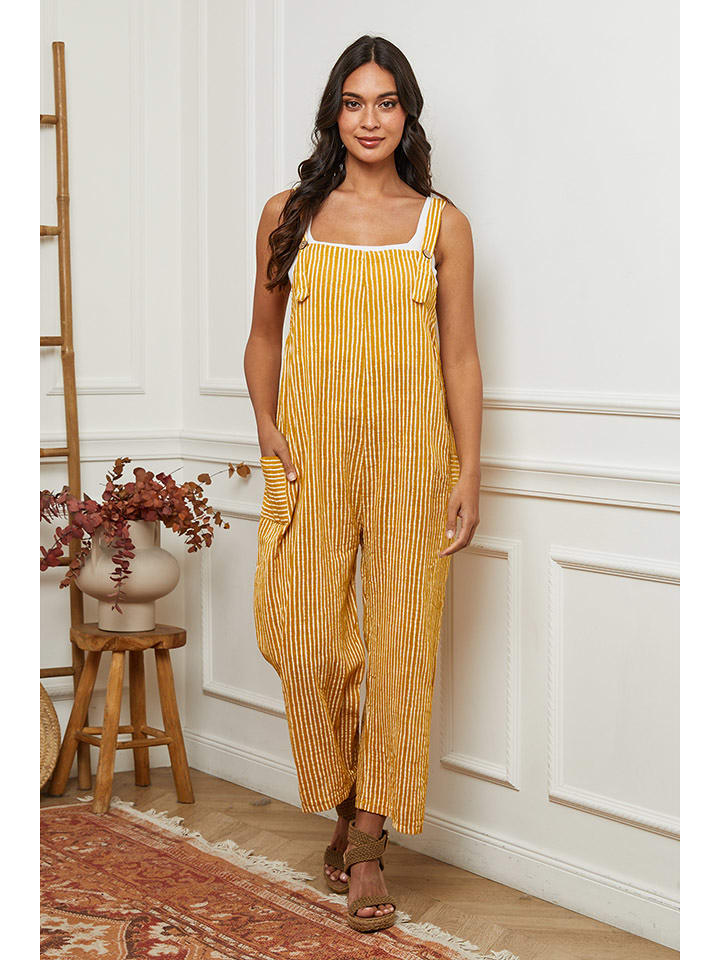 La Compagnie Du Lin Kombinezon w kolorze żółtym rozmiar: XXL