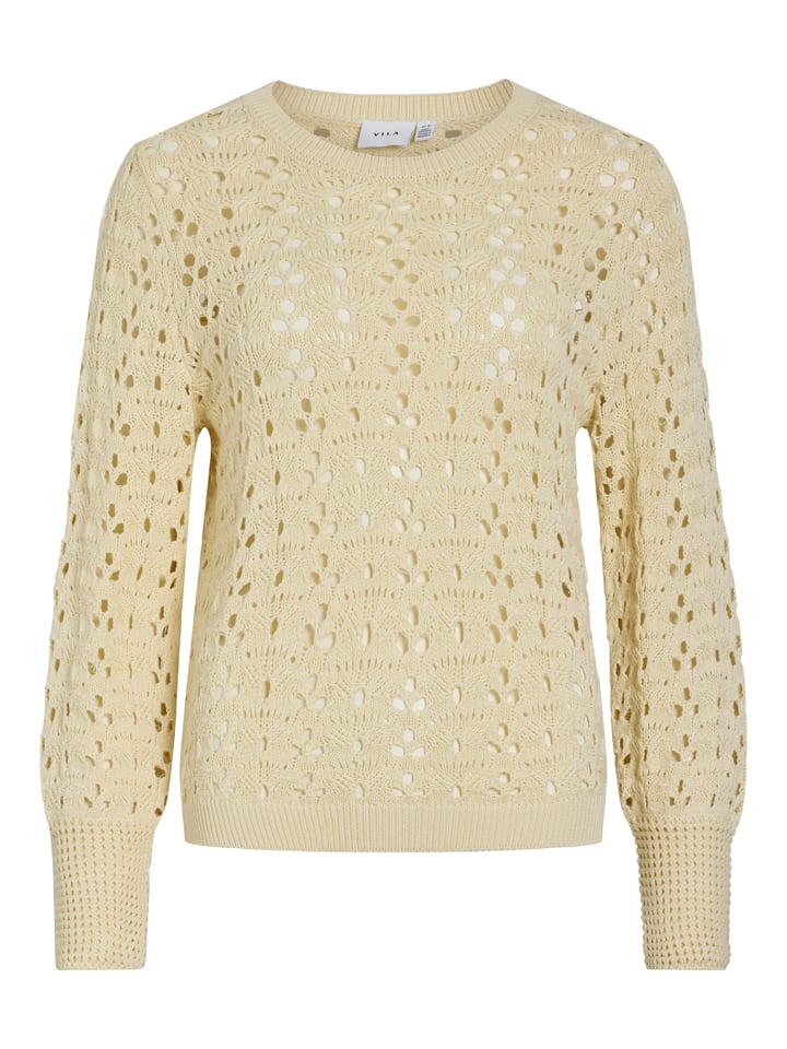 Vila Sweter w kolorze beżowym rozmiar: XS