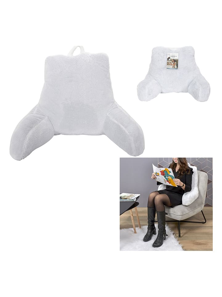 The Home Deco Kids Poduszka w kolorze szarym do czytania - 55 x 33 x 35 cm rozmiar: onesize