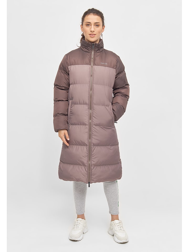 Bench Płaszcz pikowany "Phyllis" w kolorze brązowym rozmiar: 44