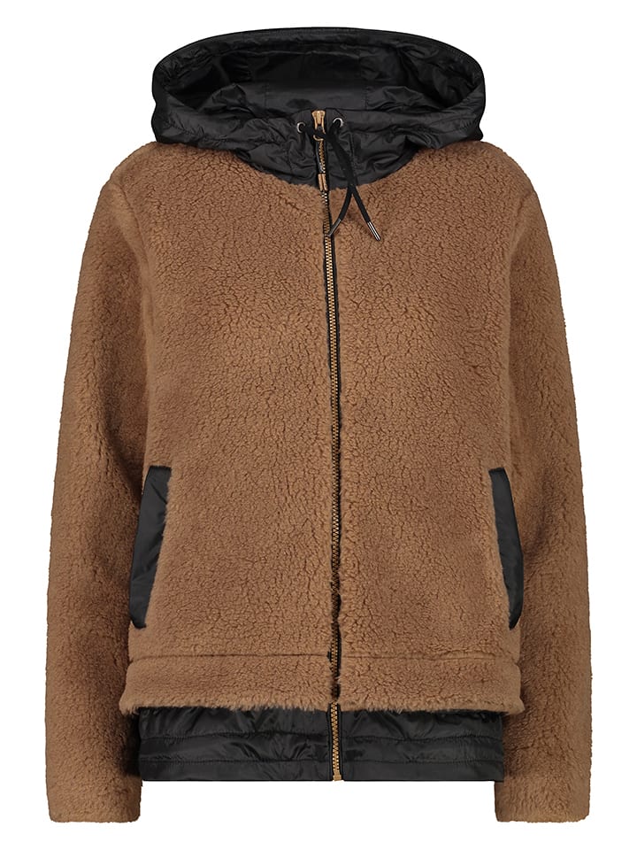 CMP Kurtka hybrydowa w kolorze jasnobrązowo-czarnym rozmiar: 36