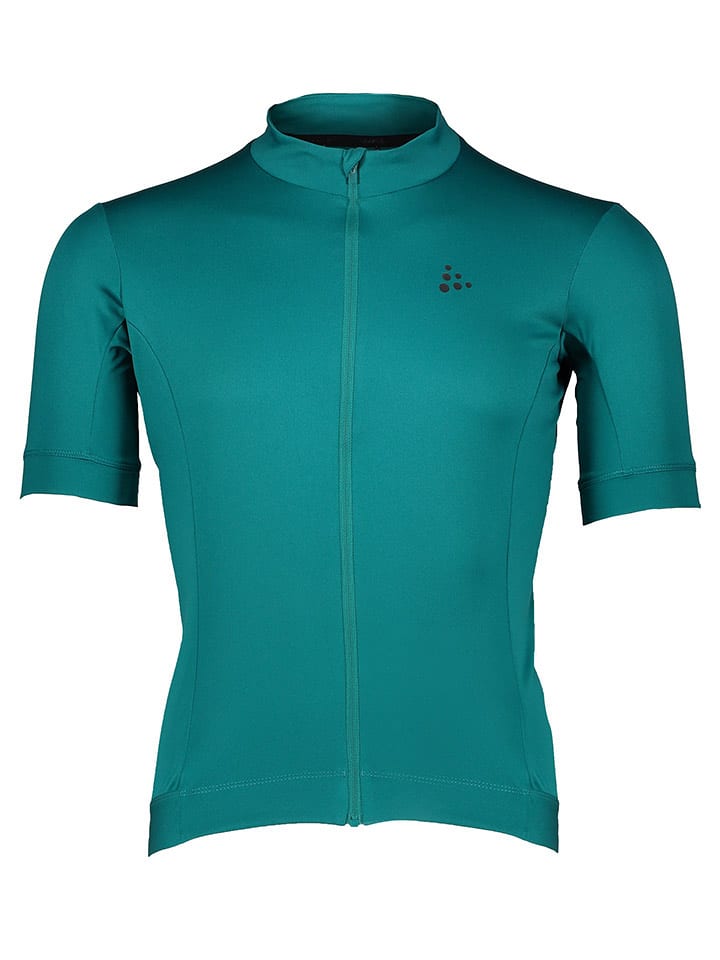 Craft Koszulka kolarska "Core Essence" w kolorze turkusowym rozmiar: L