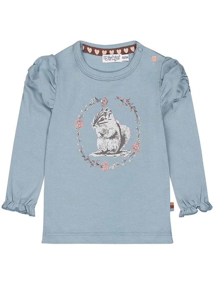 Dirkje Koszulka w kolorze błękitnym rozmiar: 74