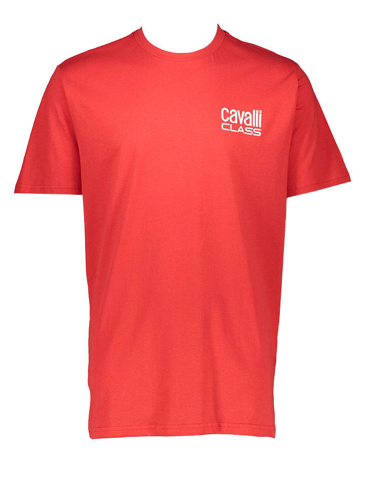 cavalli CLASS Koszulka w kolorze czerwonym rozmiar: XXL